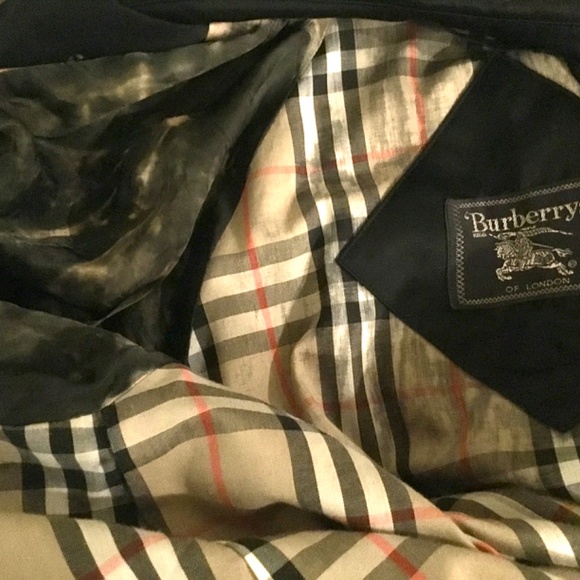 Burberry Nova Check Belted Trench Coat Size 12 Please Read - Picture 7 of 9